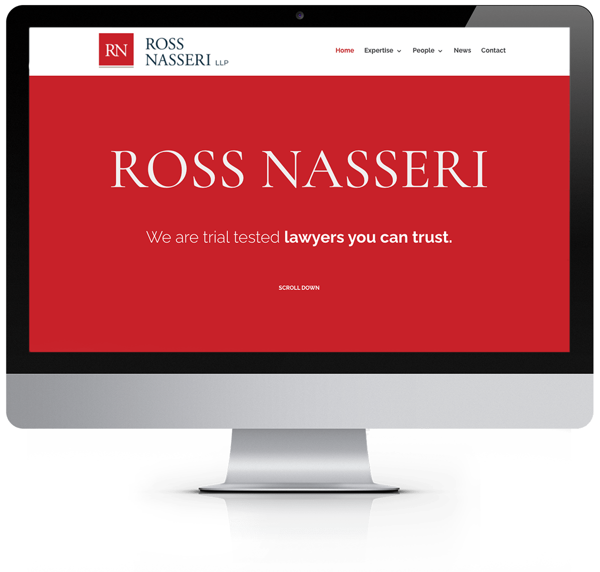 Ross Nasseri LLP Web Design & Branding