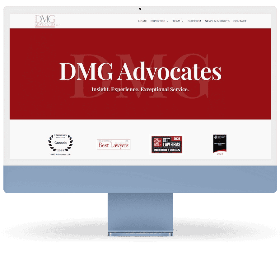 GTA Law Firm Website Redesign