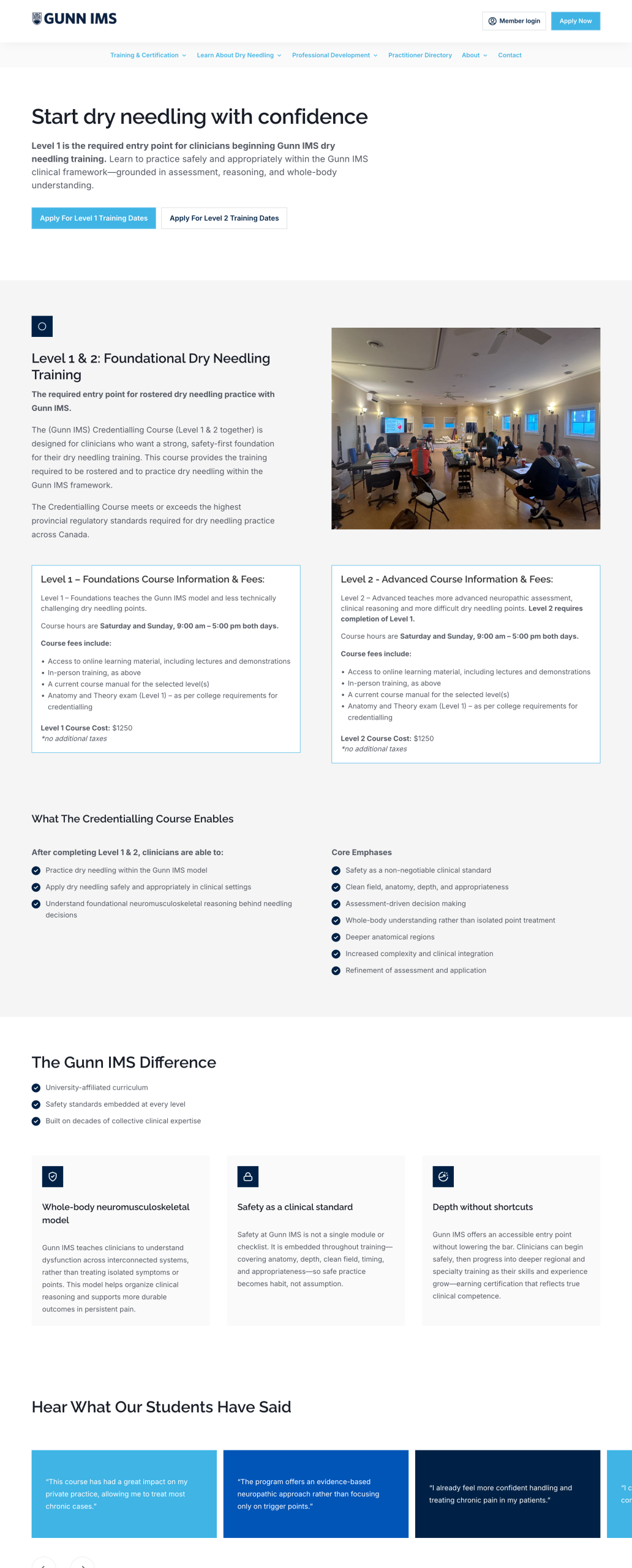 Gunn IMS program page